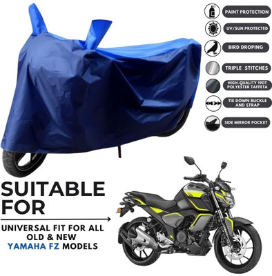 MADAFIYA Two Wheeler Cover for Yamaha(FZ-FI, Blue, Blue)