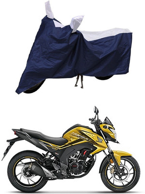 Mdstar Waterproof Two Wheeler Cover for Honda(Aviator, Blue, White)