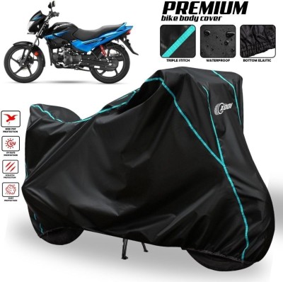 xodi Waterproof Two Wheeler Cover for Hero(Glamour Programmed FI BS6, Black, Blue, Multicolor)