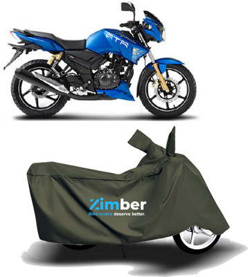 APNEK Two Wheeler Cover for TVS(Apache RTR 180, Green)