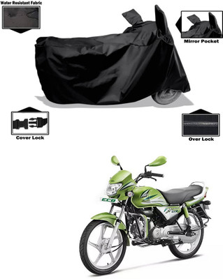 CODOKI Waterproof Two Wheeler Cover for Hero(HF Deluxe Eco, Black)