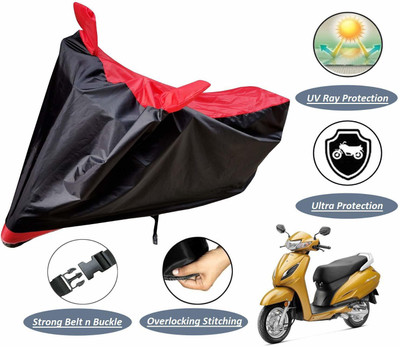HWSXQAE Waterproof Two Wheeler Cover for Honda(Activa 3G, Red, Black)