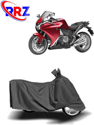 RRZ Waterproof Two Wheeler Cover for Honda(VFR 1200F, Grey)