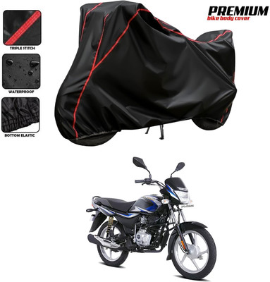 SThanaveX Waterproof Two Wheeler Cover for Bajaj(Platina 100, Black)