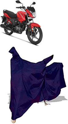 Amexride Two Wheeler Cover for Hero(MotoCorp Glamour, Blue)