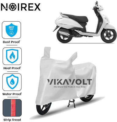 NOIREX Waterproof Two Wheeler Cover for TVS(Jupiter, Silver)
