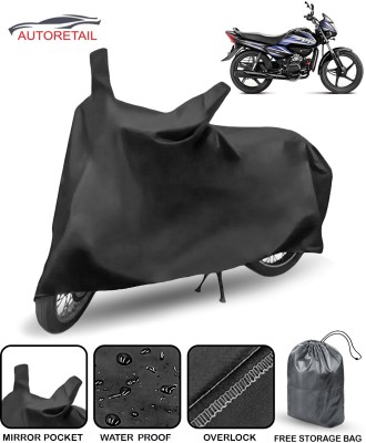 AutoRetail Waterproof Two Wheeler Cover for Hero(Splendor NXG, Black)