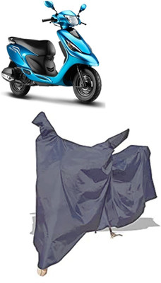 Amexride Two Wheeler Cover for TVS(Zest, Grey)