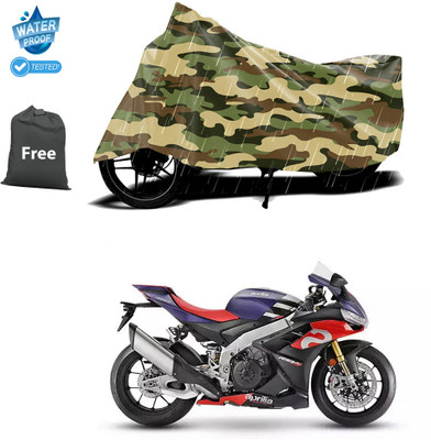 CODOKI Waterproof Two Wheeler Cover for Aprilia(RSV4, Yellow)