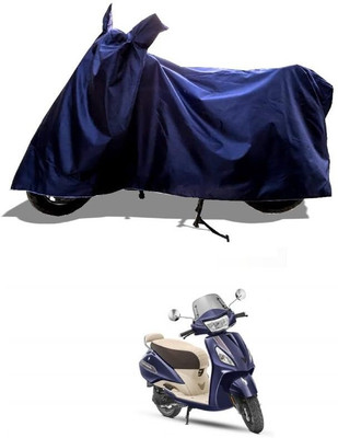KEDIT Two Wheeler Cover for TVS(Jupiter classic, Blue)