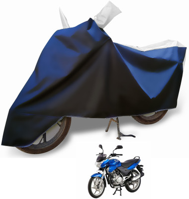 Euro Care Waterproof Two Wheeler Cover for Bajaj(Discover 150 f, Silver)