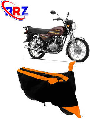 RRZ Waterproof Two Wheeler Cover for Yamaha(Crux, Black, Orange)