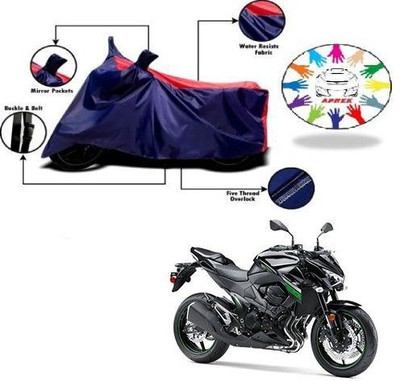 DeepShakshi AUTOMOTIVE Waterproof Two Wheeler Cover for Kawasaki(Z800, Blue, Red)