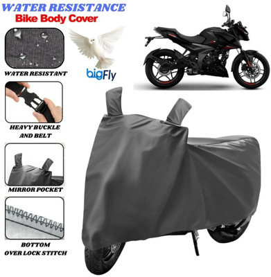BigFly Two Wheeler Cover for Bajaj(Pulsar N160, Grey)