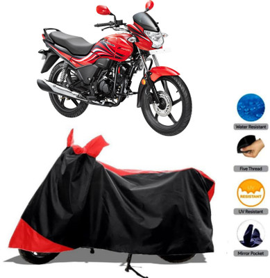 WMIZEXA Waterproof Two Wheeler Cover for Hero(Passion Xpro, Red)