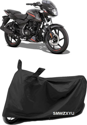 smwzxyu Waterproof Two Wheeler Cover for Bajaj(Pulsar 200NS FI BS6, Black)