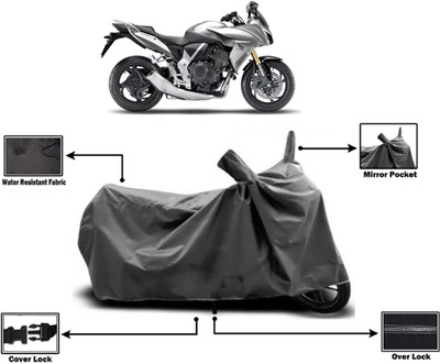 Amexride Two Wheeler Cover for Honda(CBF 1000, Grey)