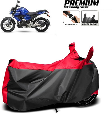 smwzxyu Waterproof Two Wheeler Cover for Yamaha(FZ-S FI, Red)