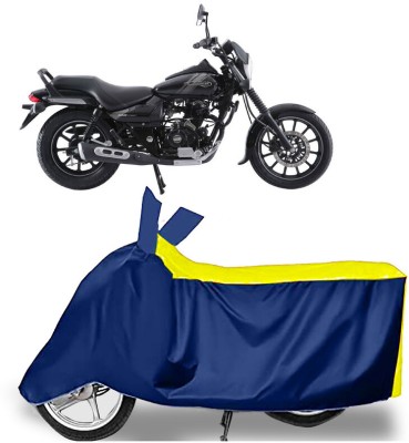 AUTO PEARL Two Wheeler Cover for Bajaj(Avenger 180 Street, Yellow, Blue)