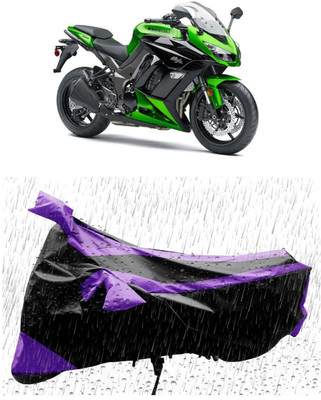 MISSION COLLECTION Waterproof Two Wheeler Cover for Kawasaki(Z250, Purple)