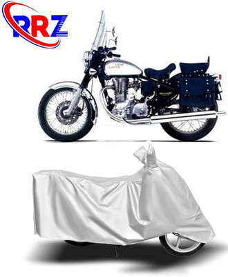RRZ Waterproof Two Wheeler Cover for Royal Enfield(Machismo 350, White)