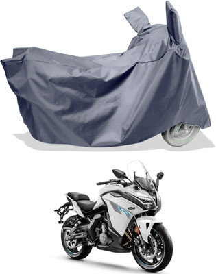 Amexride Two Wheeler Cover for CFMoto(650GT BS6, Grey)