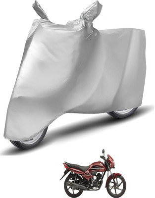 Caronix Waterproof Two Wheeler Cover for Honda(Dream Yuga, Silver)