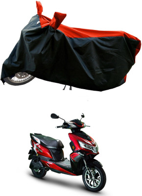 DeepShakshi AUTOMOTIVE Waterproof Two Wheeler Cover for Okinawa(i-Praise, Red)