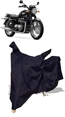 Amexride Two Wheeler Cover for Triumph(Bonneville T120 Black, Black)