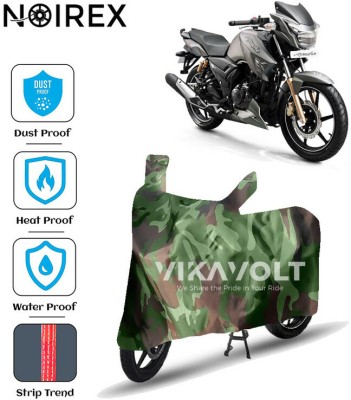 NOIREX Waterproof Two Wheeler Cover for TVS(Apache RTR 180, Green)