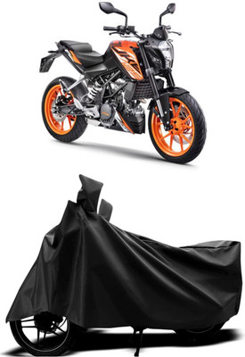 amtec Waterproof Two Wheeler Cover for KTM(Black)