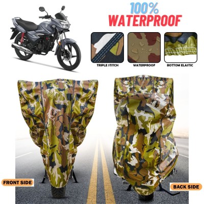 brandroofz Waterproof Two Wheeler Cover for Honda(Shine, Multicolor)