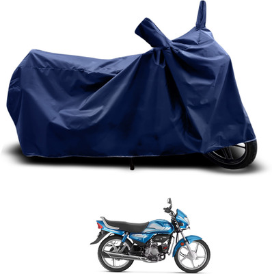 PAGORA Waterproof Two Wheeler Cover for Hero(CD deluxe, Blue)