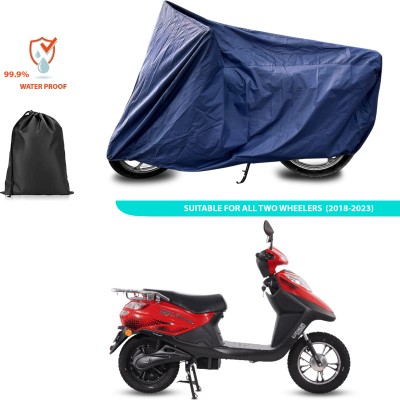 PAGORA Waterproof Two Wheeler Cover for Hero(Electric Flash BS6, Blue)