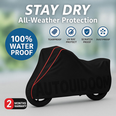 Auto Udaan Waterproof Two Wheeler Cover for Hero(Karizma ZMR, Black)