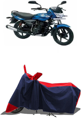SUGASHRI Waterproof Two Wheeler Cover for Bajaj(Platina 125, Red, Blue)