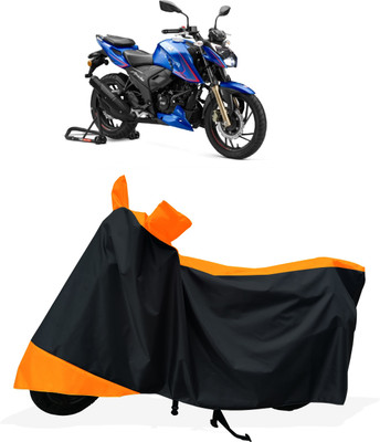 Tricway Two Wheeler Cover for TVS(Apache RTR 200 4V, Orange)