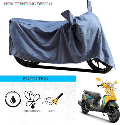 ANTHUB Waterproof Two Wheeler Cover for Hero(Pleasure, Grey)