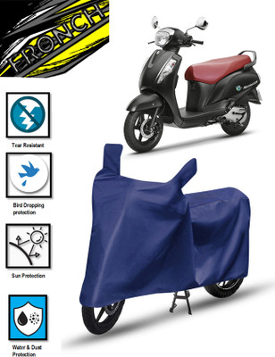 FRONCH Waterproof Two Wheeler Cover for Suzuki(Access 125, Blue)