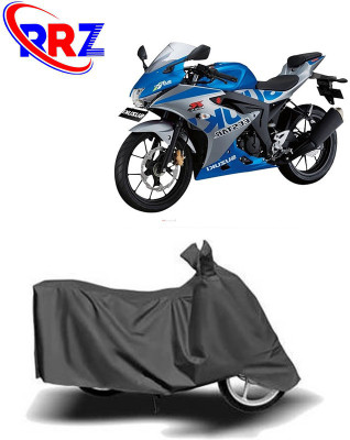RRZ Waterproof Two Wheeler Cover for Suzuki(GSX R150, Grey)