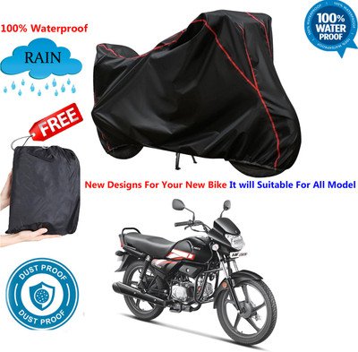 OliverX Waterproof Two Wheeler Cover for Hero(Black)