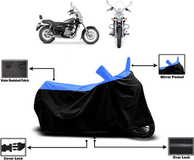 Amexride Two Wheeler Cover for Bajaj(Cruiser BS6, Multicolor)