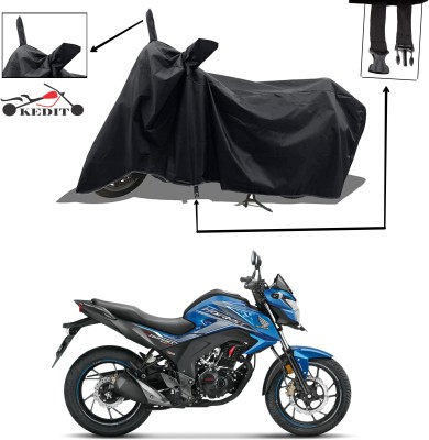 KEDIT Two Wheeler Cover for Universal For Bike(CB Hornet 160R, Black)