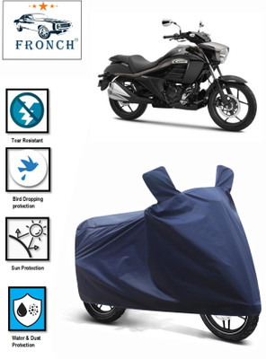 FRONCH Waterproof Two Wheeler Cover for Suzuki(intruder 150, Blue)