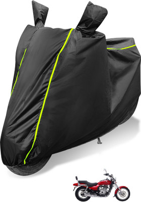 Auto Hub Waterproof Two Wheeler Cover for Bajaj(Avenger 220 DTS-i, Black)