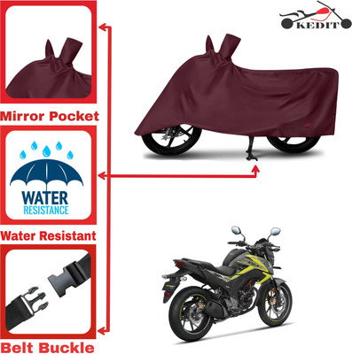 KEDIT Two Wheeler Cover for Honda(CB Hornet 160, Maroon)