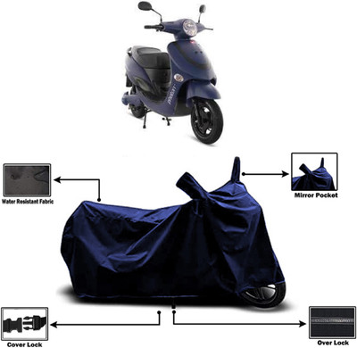 Amexride Two Wheeler Cover for Hero Electric(Electric Photon BS6, Blue)
