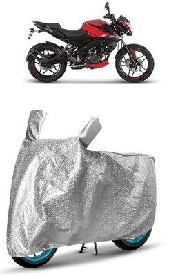 J S R Waterproof Two Wheeler Cover for Bajaj(Pulsar NS-160, Silver)