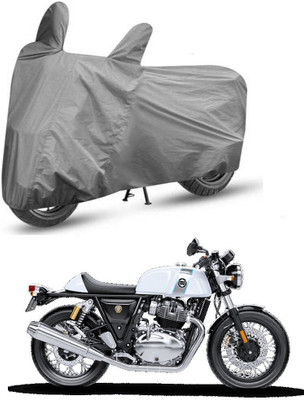 DeepShakshi AUTOMOTIVE Two Wheeler Cover for Royal Enfield(Continental GT 650, Grey)