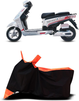 VESMEI Two Wheeler Cover for Hero(Electric NYX HS500 ER, Orange)